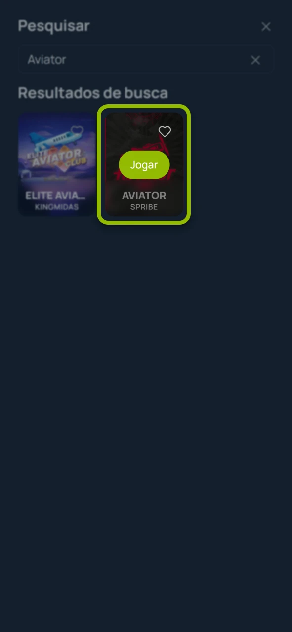 Abra o jogo Aviator dentro do site oficial da Bet7.