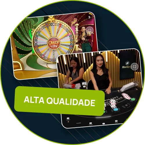 Assista aos jogos de cassino da Bet7 em qualidade Full HD.