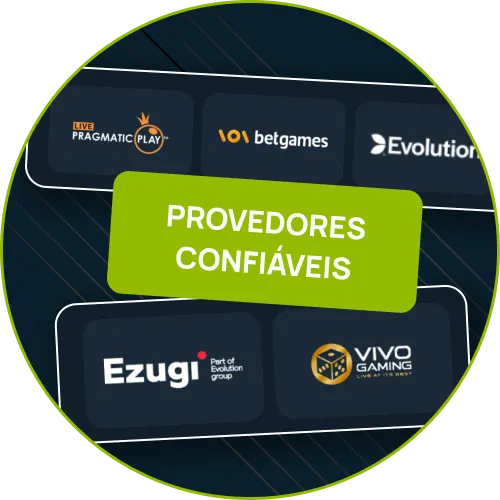 Jogue títulos de provedores licenciados na Bet7.