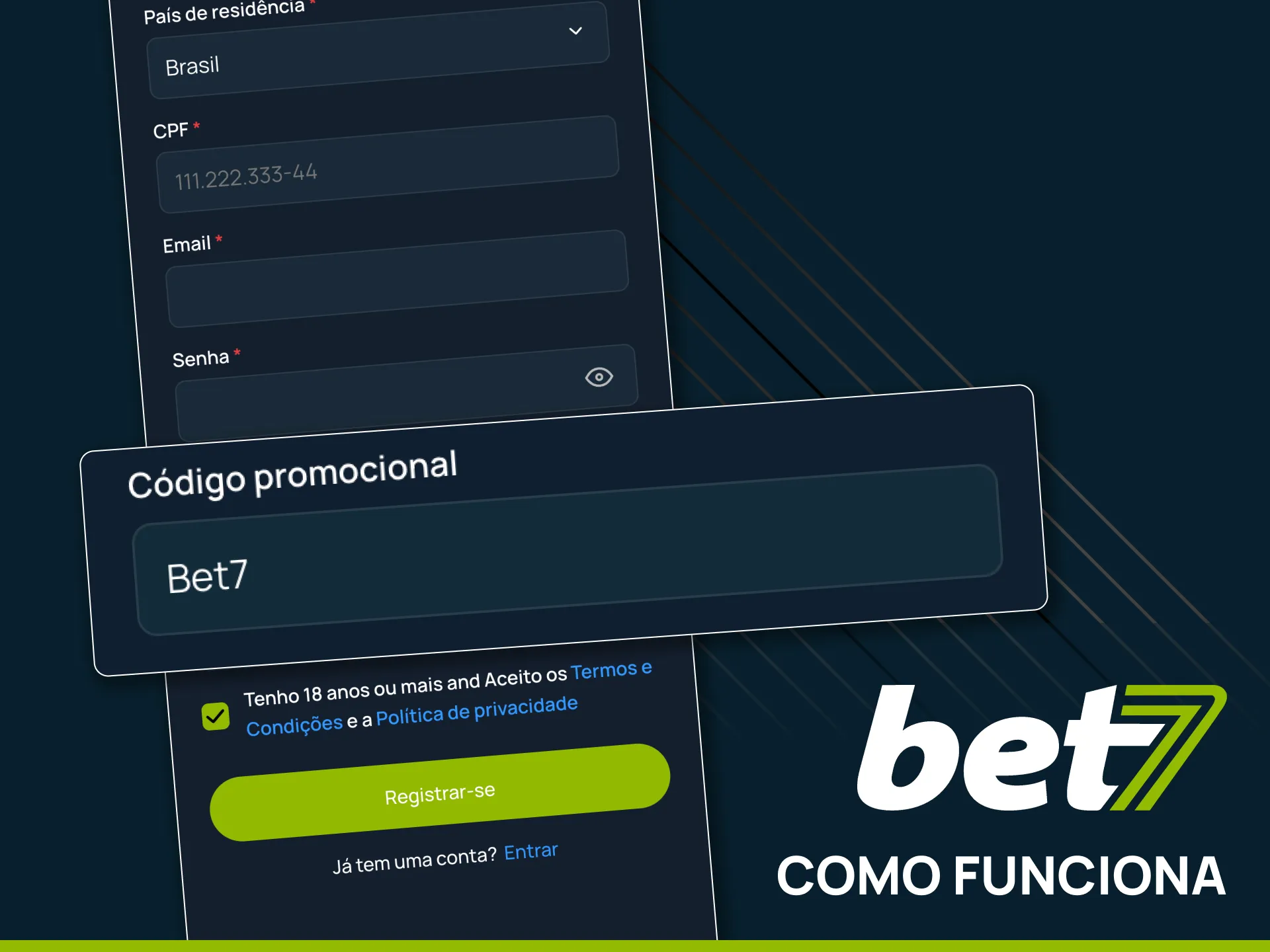 Use o código Bet7 para ganhar fundos extras e apostas grátis.