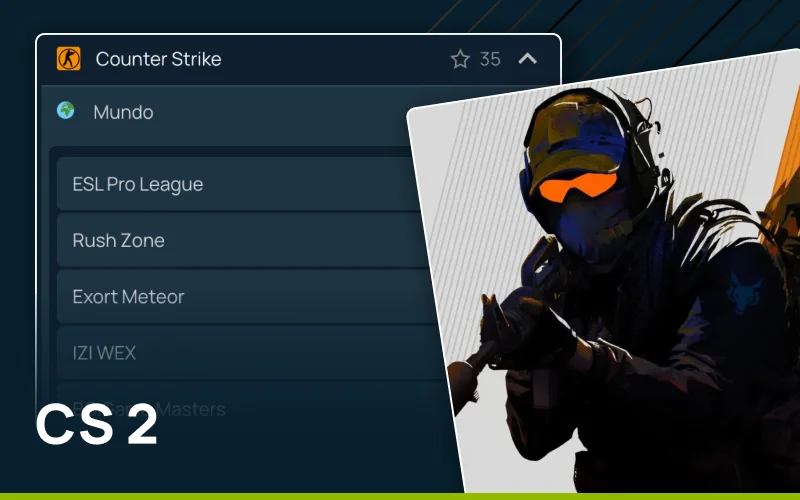 Aposte em partidas de CS2 na Bet7.