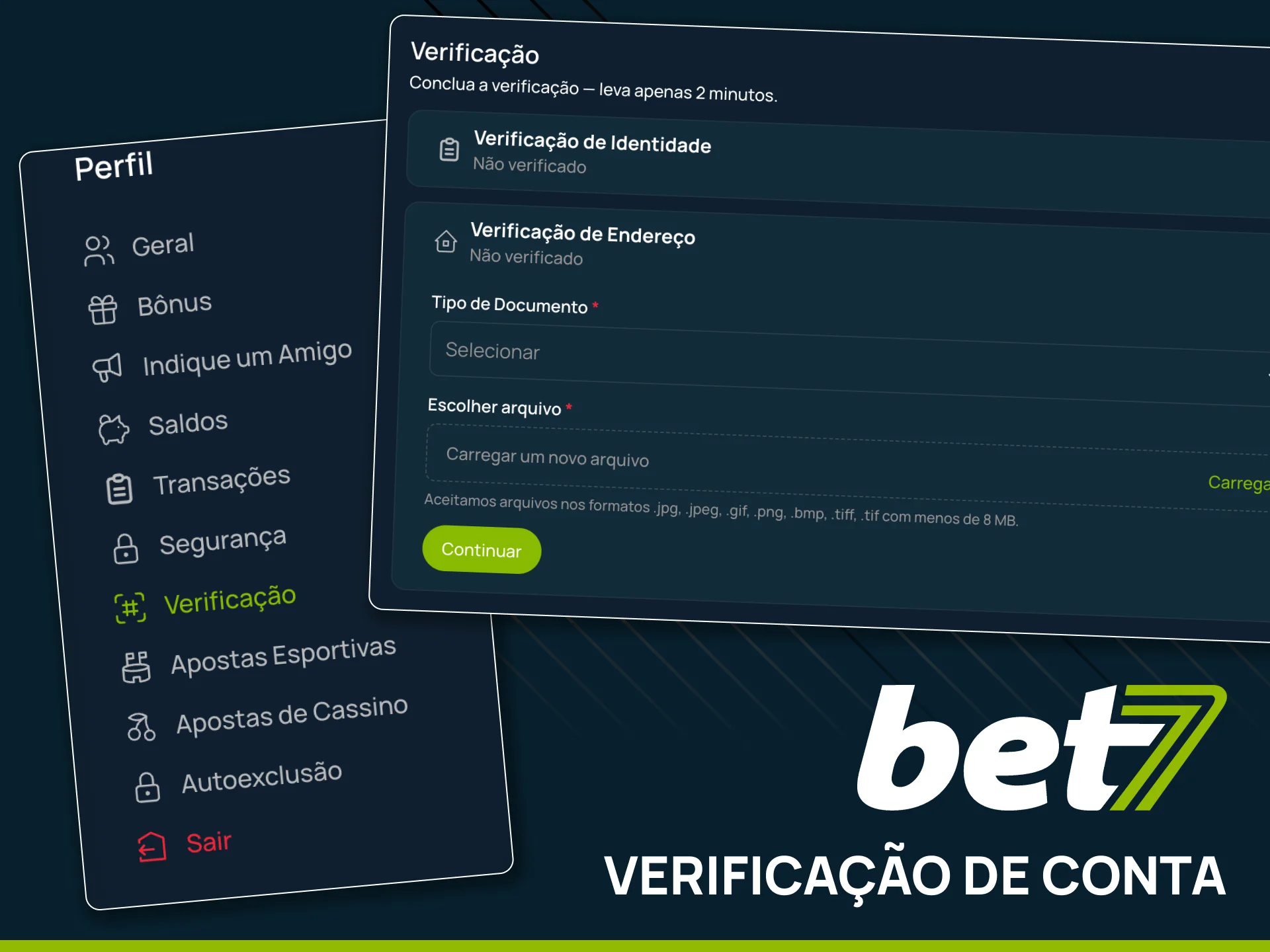 Evite atrasos nos pagamentos verificando sua conta Bet7.