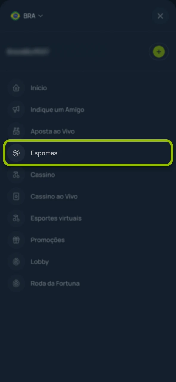 Acesse a seção esportiva no site oficial da operadora Bet7.